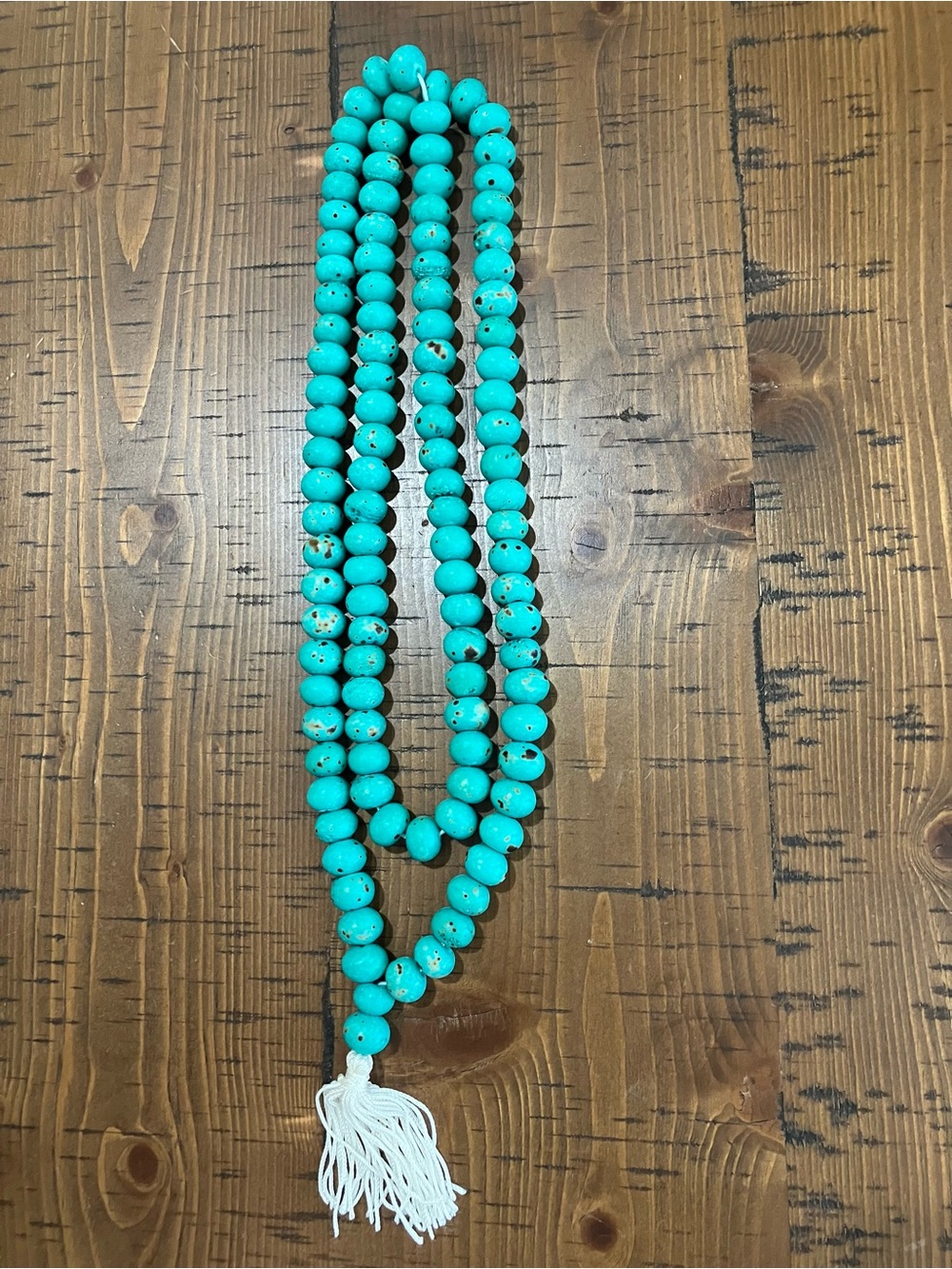 Real Yak Bone 108 Bead Mala Tibetan Buddhist Monk Prayer Beads - Picture 3 of 12